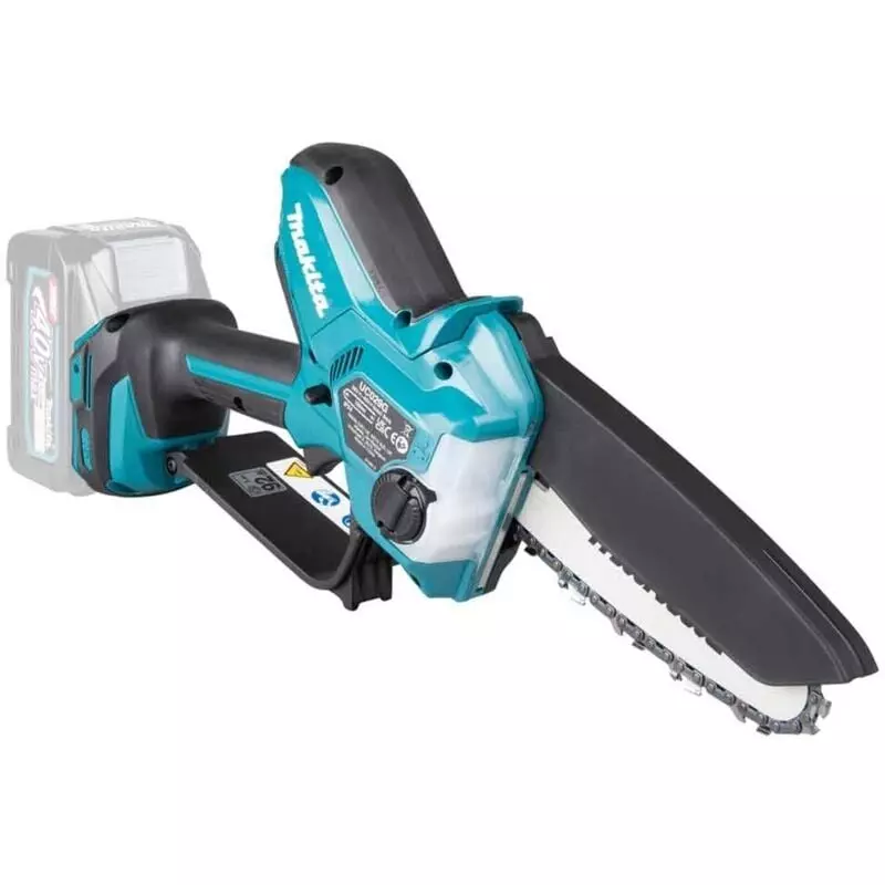 Makita Cordless Pruning Saw 40 V Max Li-ion XGT, 15 cm Bar Length and 8.0 m/s Chain Speed, UC029GM201 (With Battery & Charger)