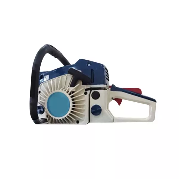 Dayuri 74 cc Gasoline Chainsaw 56 cm Bar Length Polished Blue for Industrial Use, DA 5121