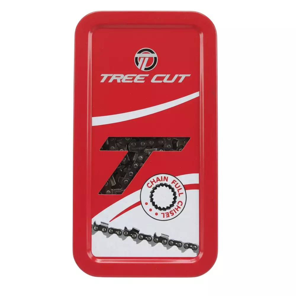 Treecut Saw Chain 559 mm (22 inch) Size Steel For Wood Cutting, Tree Cutting Silver