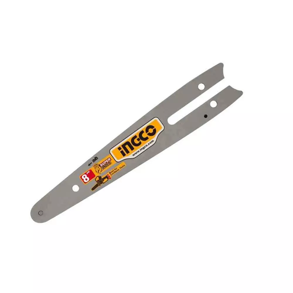 Ingco Chain Saw Bar 8 inch (20 cm) Bar Length 0.043 Gauge For CGSLI2088/CGSLI20882/UCGSLI20882 Chain Saw, AGSB50818