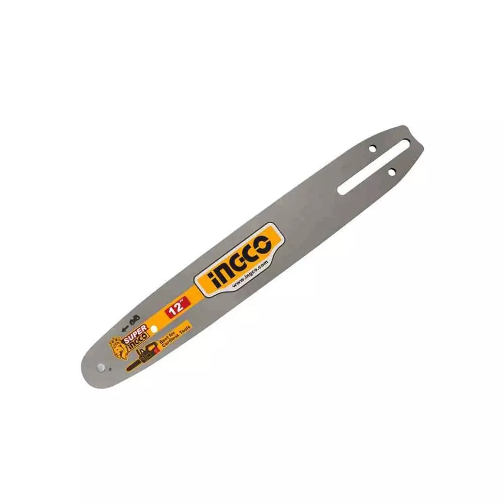 Ingco Chain Saw Bar 12 inch (30 cm) Bar Length 0.043 Gauge For CGSLI20126/CGSLI201262/UCGSLI201262 Cordless Chain Saw, AGSB51218