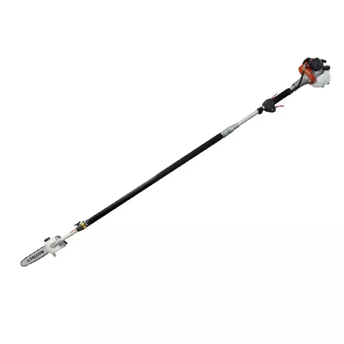 Falcon Long Reach Pole Saw Shear 2 Stroke Single Cylinder 25.4 cc 200 mm Multicolor for Agriculture & Garden Use, FLRS-260 (Pack of 2 Pcs)