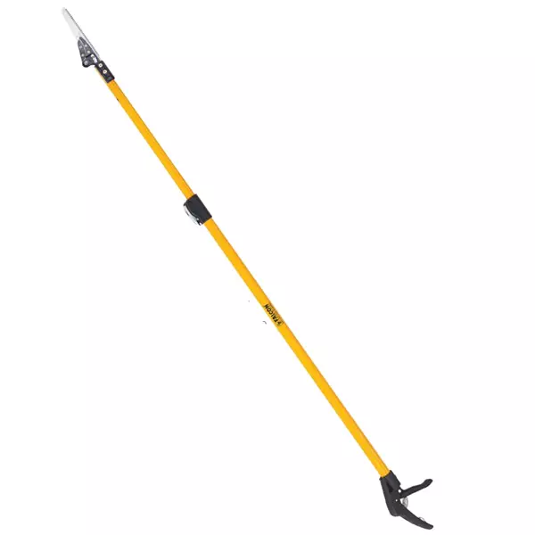 Falcon Premium Long Reach Pruner With Pruning Saw 10 mm Yellow & Black for Cut & Hold Hard to Reach Branches, FPLR-27 (Pack of 20 Pcs)