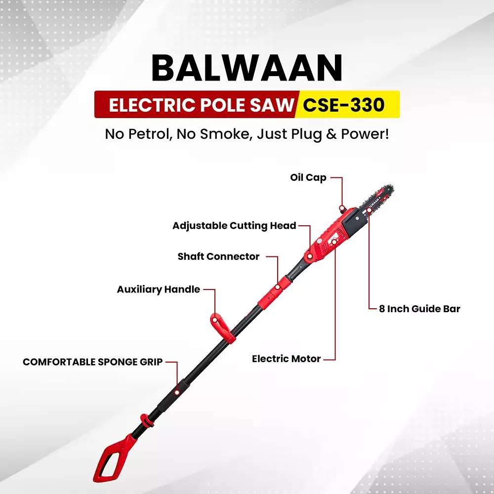 balwaan-electric-pole-saw-710-w-rated-power-230-v-voltage-200-mm-8-inch-bar-length-108-ms-chain-speed-cse-330