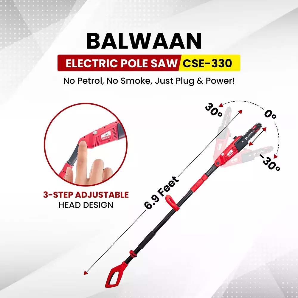 balwaan-electric-pole-saw-710-w-rated-power-230-v-voltage-200-mm-8-inch-bar-length-108-ms-chain-speed-cse-330