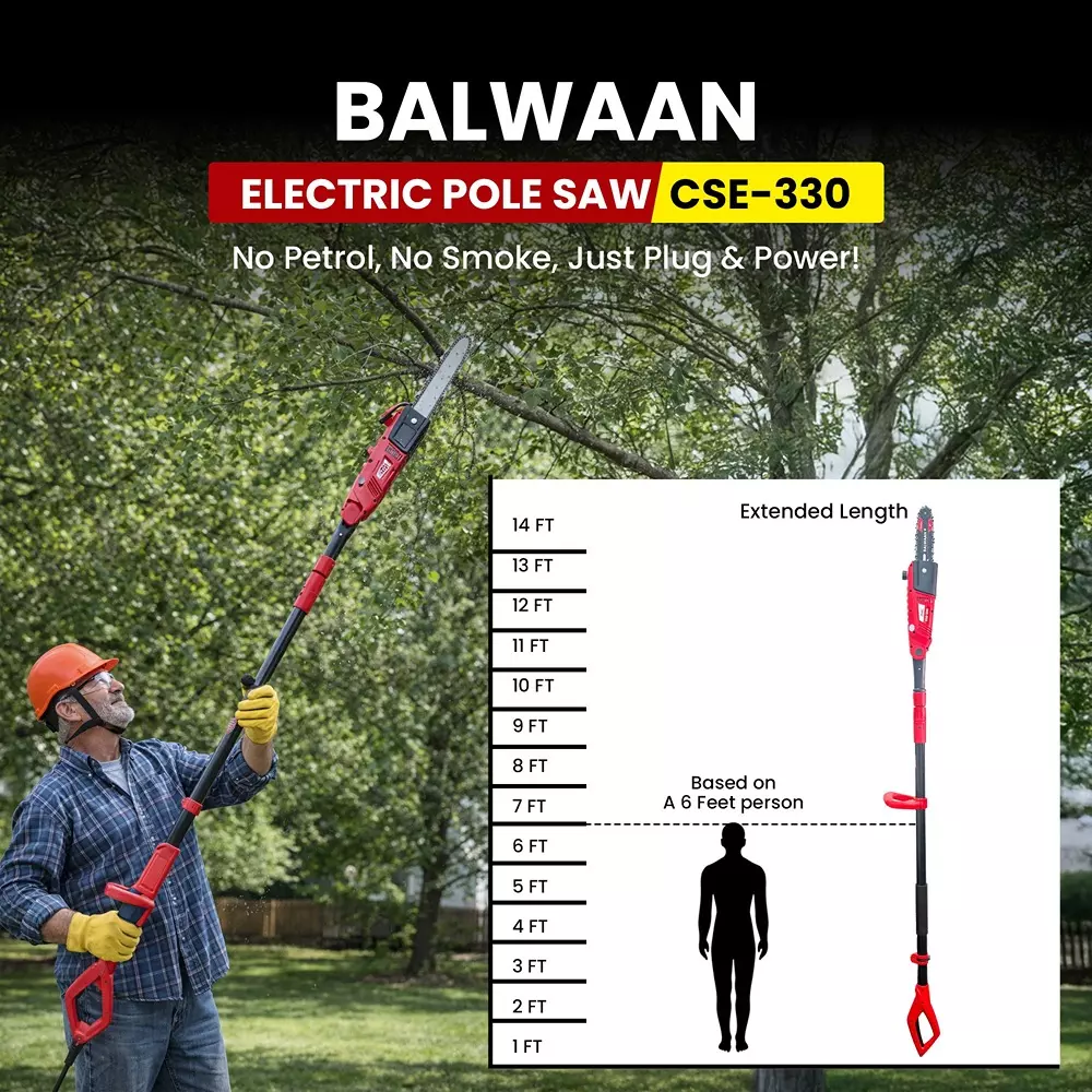 balwaan-electric-pole-saw-710-w-rated-power-230-v-voltage-200-mm-8-inch-bar-length-108-ms-chain-speed-cse-330