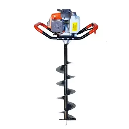 Spear Earth Auger Machine With Bit 3 HP Power 10 Inch (254 mm) Bit Size 63 cc Displacement 2 Stroke for Farming, Agriculture & Industrial Use