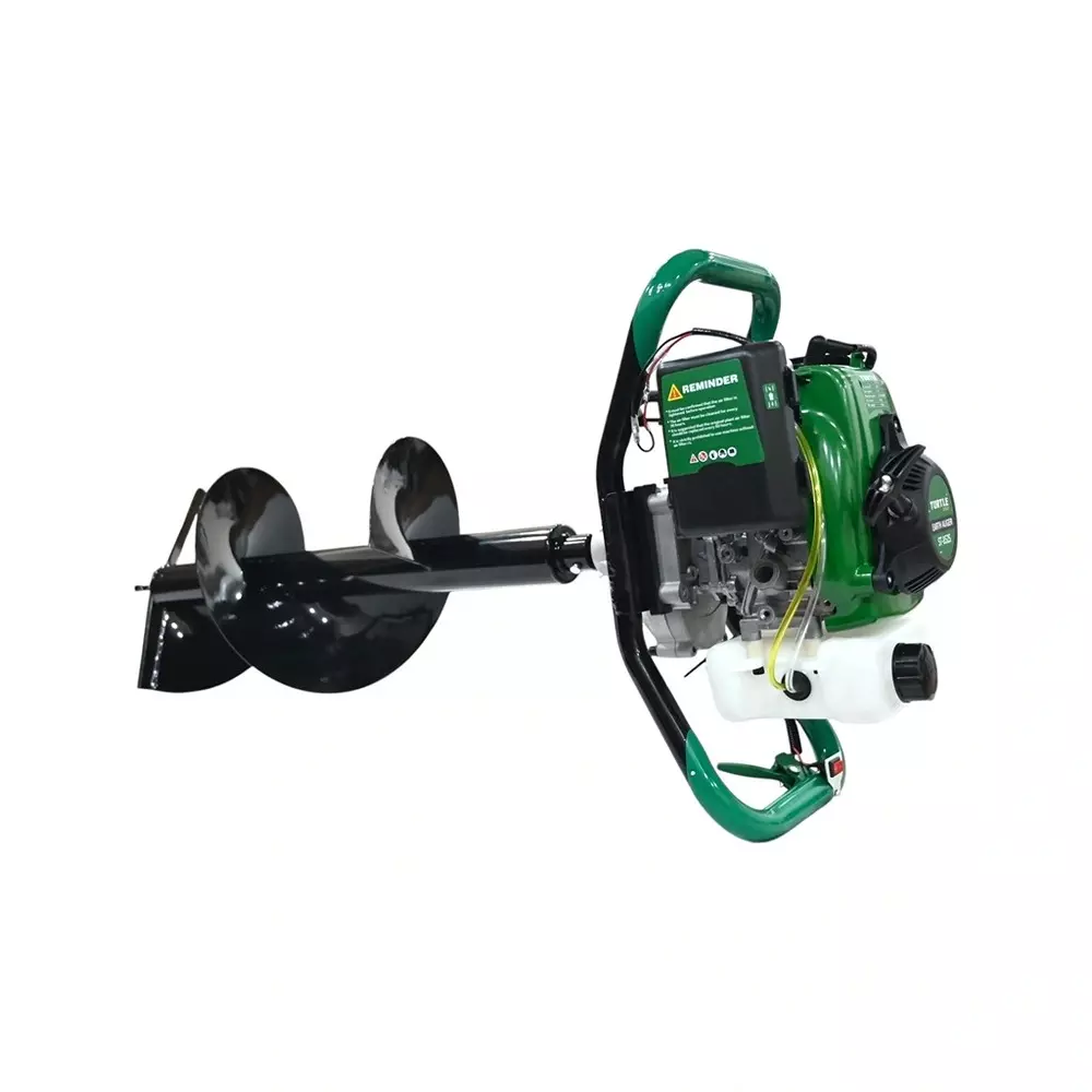 Turtle Gold Earth Auger Drill Air-Cooled 1.9 Kw 4 Stroke 65 cc & Fuel Tank 1.2 L, ST 852S (Without Auger Drill)