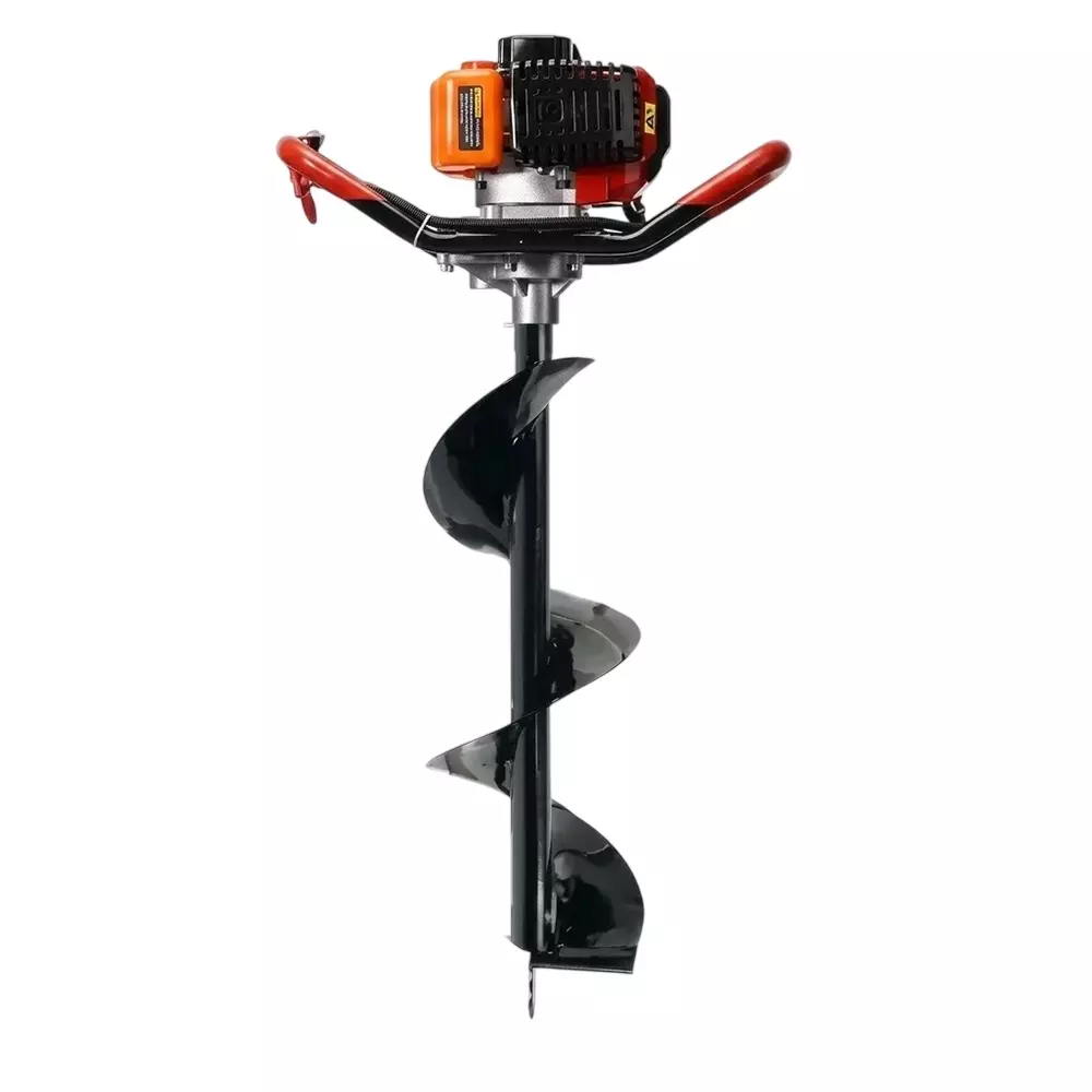 Spear Digger Earth Auger Machine with Bit 2 Stroke 52 cc Displacement 12 Inch (304.8 mm) Drilling Capacity