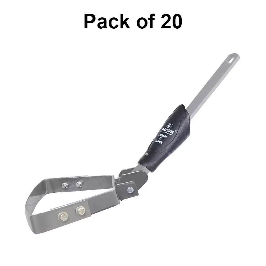 Falcon Premium Hoop Hoe Black for Weeds & Stir, FPHH-302 CQ (Pack of 20 Pcs)