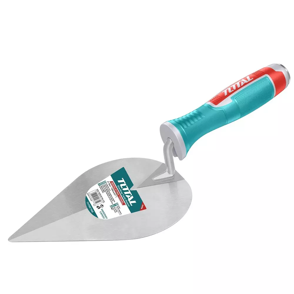 Total Bricklaying Trowel 188 mm (7 inch) Size Unique Design Handle Stainless Steel, THT82766