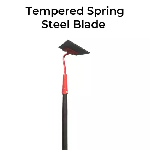 yuvcon-trapezoid-hoe-weeder-with-131064-mm-43-ft-handle-and-spring-steel-blade-for-heavy-duty-weed-removal