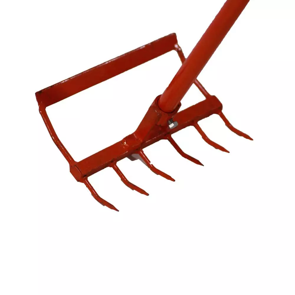 Yuvismart Hand Weeder Khurpi with 1371.6 mm (4.5 ft) Handle and 165.1 mm (6.5 Inch) Blade for Garden Weed Removal