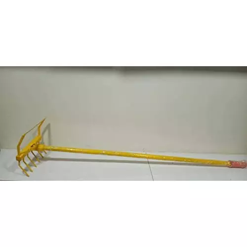 yuvismart-hand-weeder-khurpi-with-13716-mm-45-ft-handle-and-1651-mm-65-inch-blade-for-garden-weed-removal