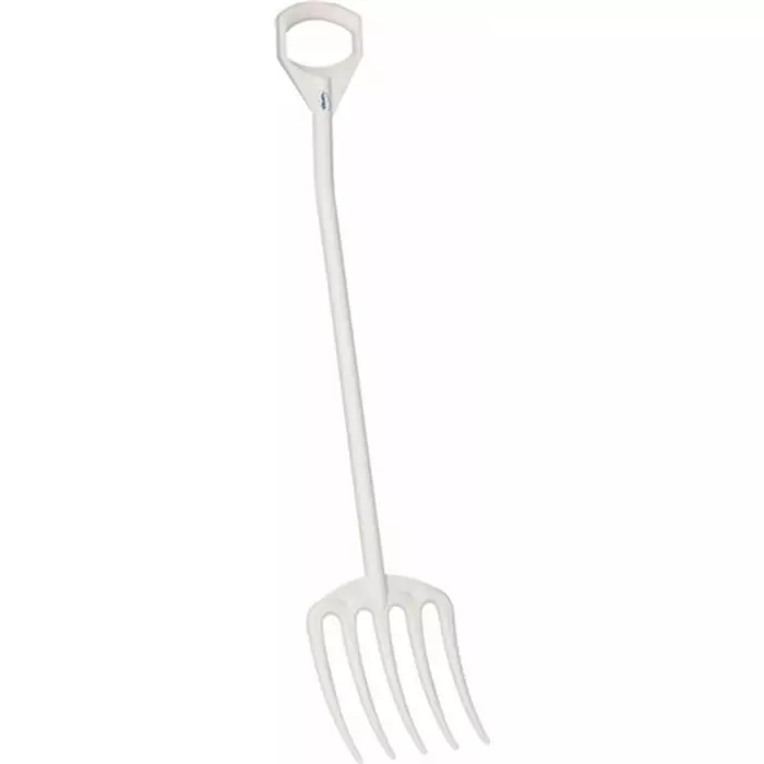 VIKAN Ergonomic Shovel White Polypropylene 1275 mm, 56905