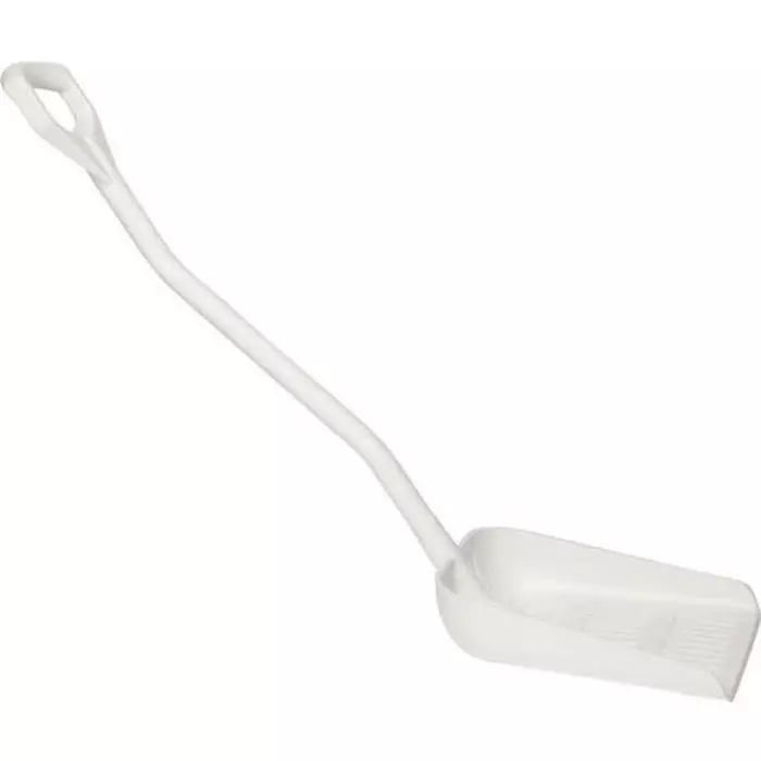 VIKAN Ergonomic Shovel White Anodised Aluminium, Polypropylene 380 x 340 x 90 mm, 56035