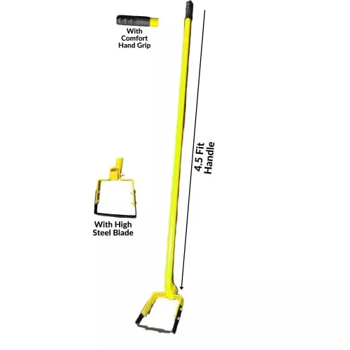 yuvismart-hand-weeder-with-13716-mm-45-ft-long-handle-and-1651-mm-65-inch-spring-steel-blade-hoe-tool