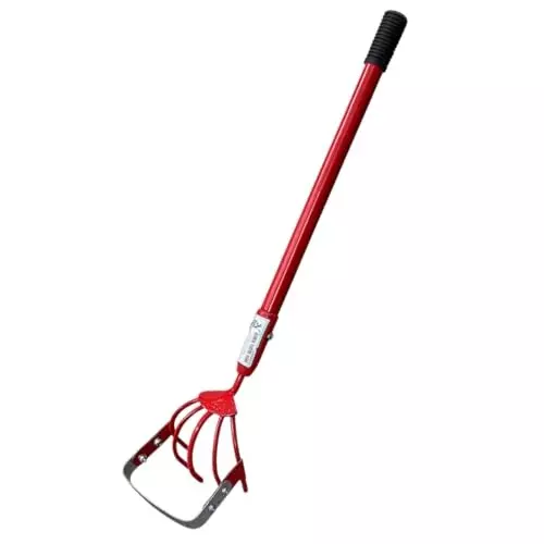 Global Nature Agro 5 Finger Garden Weeder With Handle Kit Rubber Grip for Home, Farming & Gardening