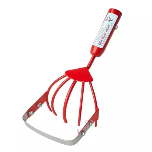 Global Nature Agro 5 Finger Garden Weeder With Handle Kit Rubber Grip for Home, Farming & Gardening