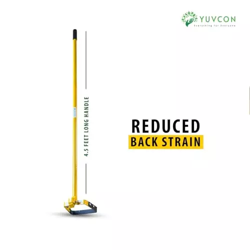 yuvcon-hand-weeder-with-13716-mm-45-ft-long-handle-and-1651-mm-65-inch-blade-for-gardening-agriculture-use