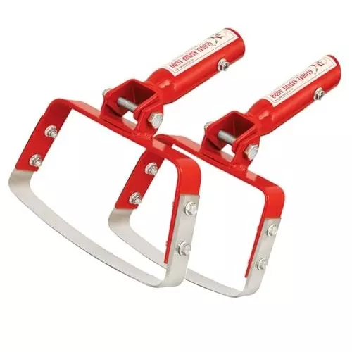 Global Nature Agro Heavy Duty Weeder Combo 7.5 & 5.5 Inch (19 & 14 cm) Blade Size Hand Operated Ergonomic Grip for Home, Farming & Gardening