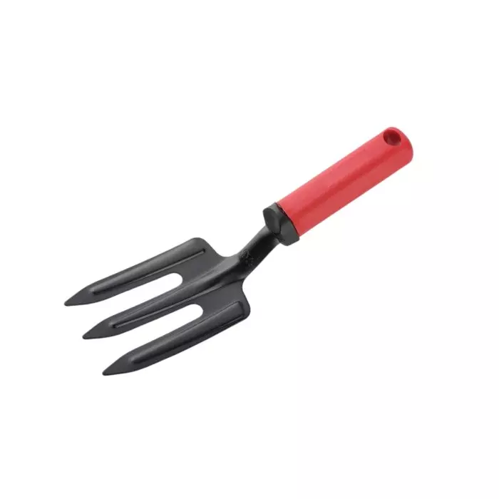 Tata Agrico Weeding Fork with Hardened Steel Blade and PVC Plastic Handle for Working in Garden, GTS076