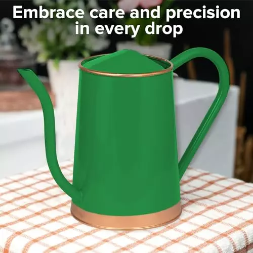 ORILEY Watering Can with Long Spout For Gardening 1.5 L Green