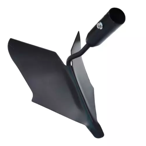 Global Nature Agro Adjustable Furrower Plough Hand Ridger Black for Home, Farming & Gardening