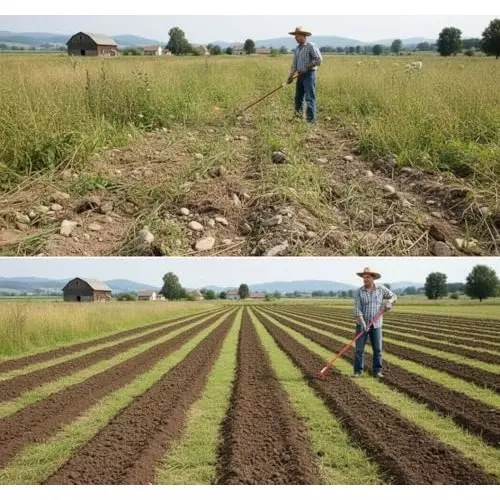 Global Nature Agro Heavy Duty Weeder With Extra Sharp Blade Kit 3.5 & 4 Inch (9 & 10 cm) Blade Size Hand Operated Ergonomic Grip for Home, Farming & Gardening