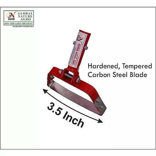 Global Nature Agro Heavy Duty Weeder Combo 7.5 & 3.5 Inch (19 & 9 cm) Blade Size Hand Operated Ergonomic Grip for Home, Farming & Gardening