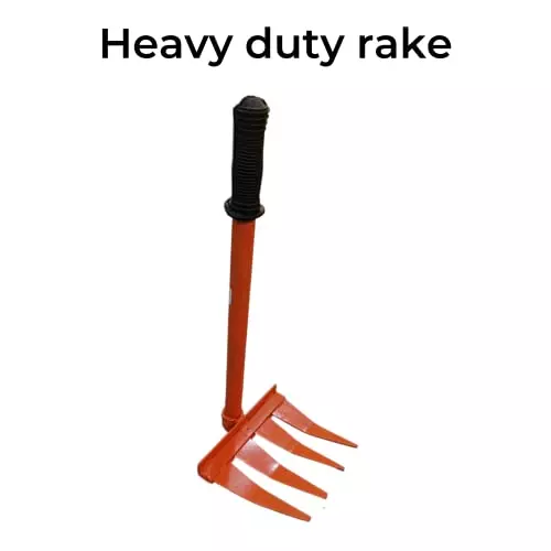 yuvcon-garden-rake-cultivator-manual-gardening-tool-4-prong-for-soil-cultivation-and-weeding