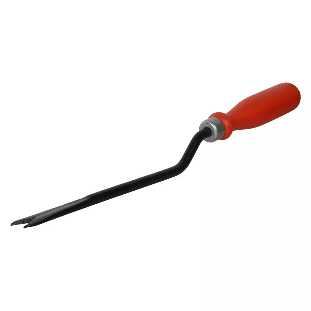 Yuvcon Hand Weeder with Ergonomic Orange Handle and Stainless Steel Blade for Garden Weed Removal