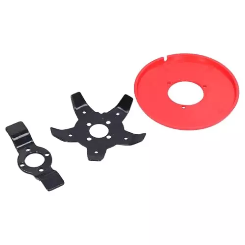 Yuvcon Multi Functional Brush Cutter Attachment with Heat Treated Steel Blades for Grass and Weed Cutting