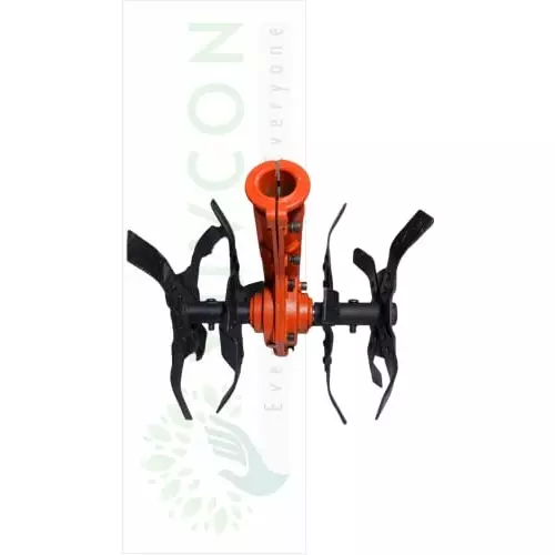 yuvcon-11-inch-tiller-attachment-for-28mm-brush-cutter-weeder-for-fruits-and-vegetable-farming