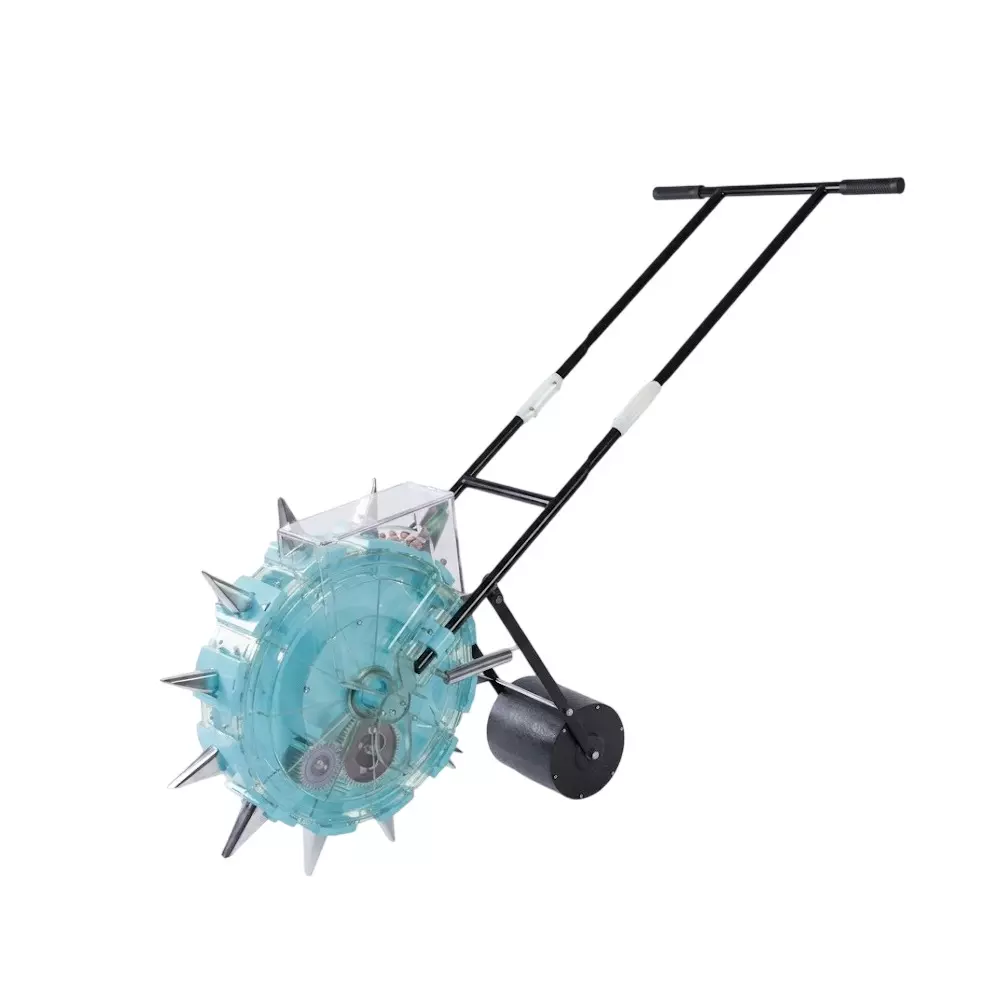 Aashna 12 Mouth Handpush Seeder 15-33 cm Planting Spacing Range ABS, PC, Rubber and Stainless Steel, S13