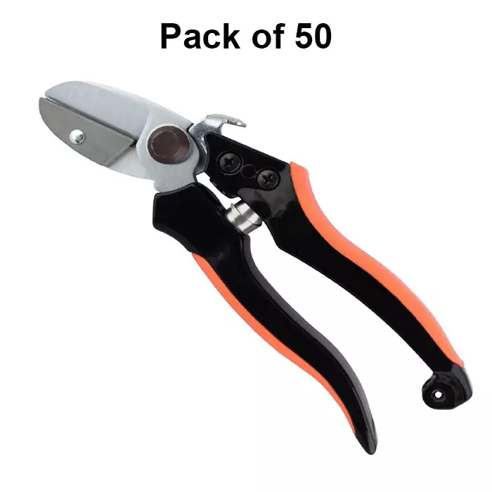 falcon-pruning-ratchet-secateur-127-mm-steel-multicolor-for-gardening-farm-use-fps-210a-pack-of-50-pcs