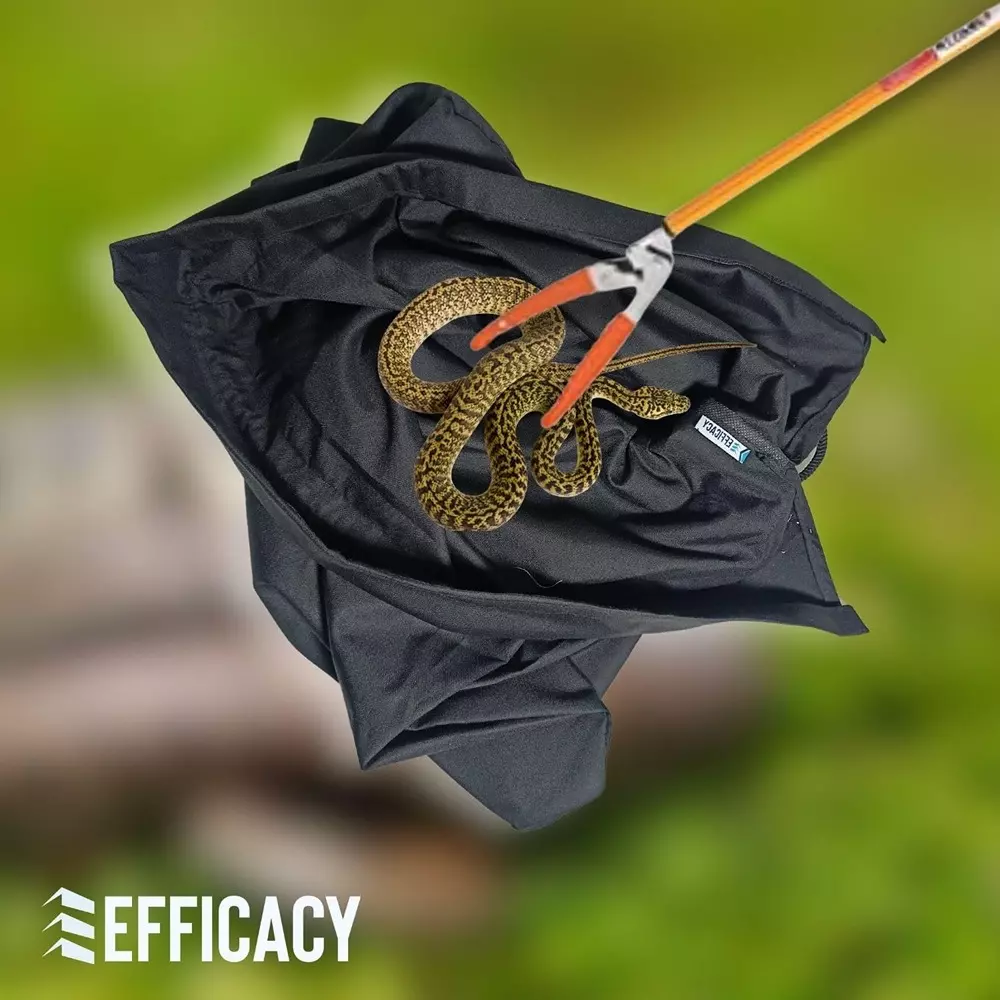 EFFICACY 183 cm (6 ft) Grabber Tool & 89 cm (35 inch) Animal Rescue Soft Grip Handle Black & Yellow