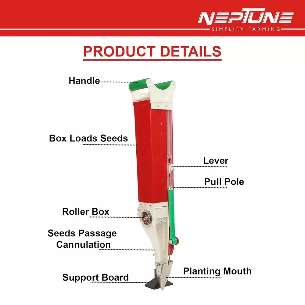 neptune-manual-seeder-single-barrel-hand-operated-for-garden-vegetable-farm