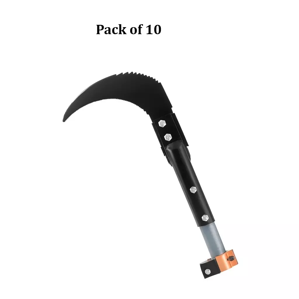 Falcon Arica Nut Harvester Without Handle Hardened Steel Black for Agriculture & Garden Use, FPAH-2206 (Pack of 10 Pcs)