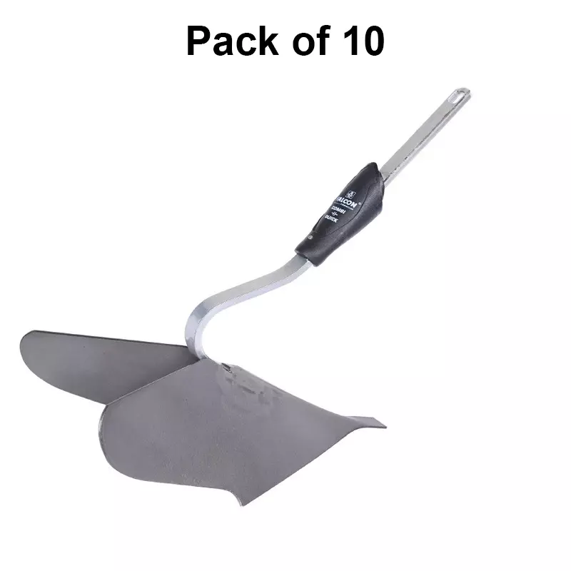 Falcon Premium Hand Ridger Comfortable Grip Black for Ridge Potatoes, Beans, Onions, FPHR-521 CQ (Pack of 10 Pcs)