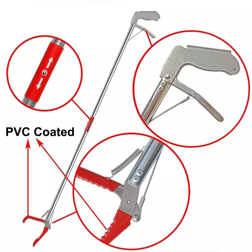 efficacy-snake-catcher-tool-stainless-steel-1-m-easy-to-squeeze-non-slip-grip-silver