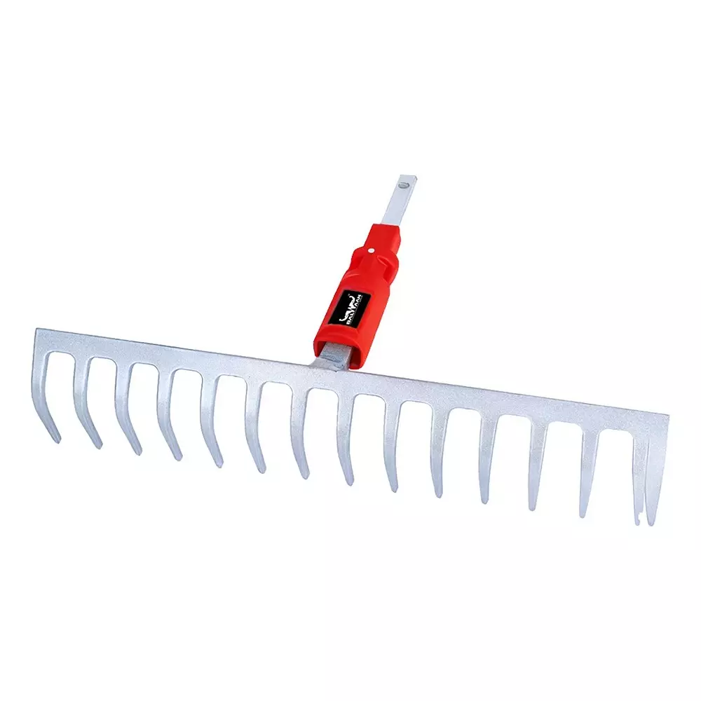 Balwaan Manual Rake Long Curved Teeth Type for Soil Leveling/Leaf Collection and Garden Bed Preparation, GT-R14