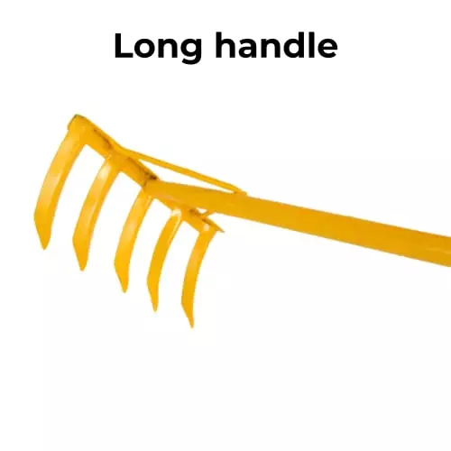 yuvcon-5-teeth-manual-rake-datal-with-13716-mm-45-ft-handle-for-farm-and-vegetable-gardening