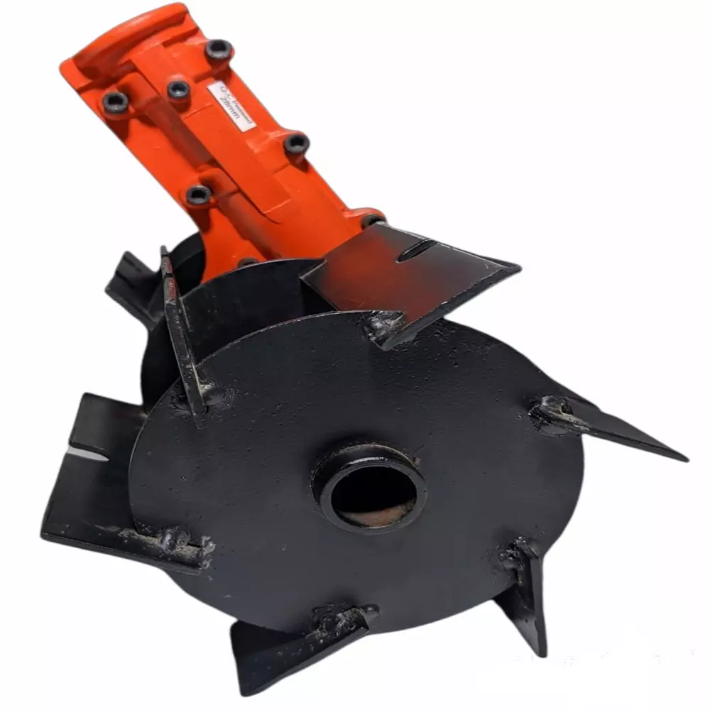 Yuvcon Straight Type Tiller Attachment 9 Teeth for 28 mm Brush Cutter Weeder for Fruits and Vegetable Farming