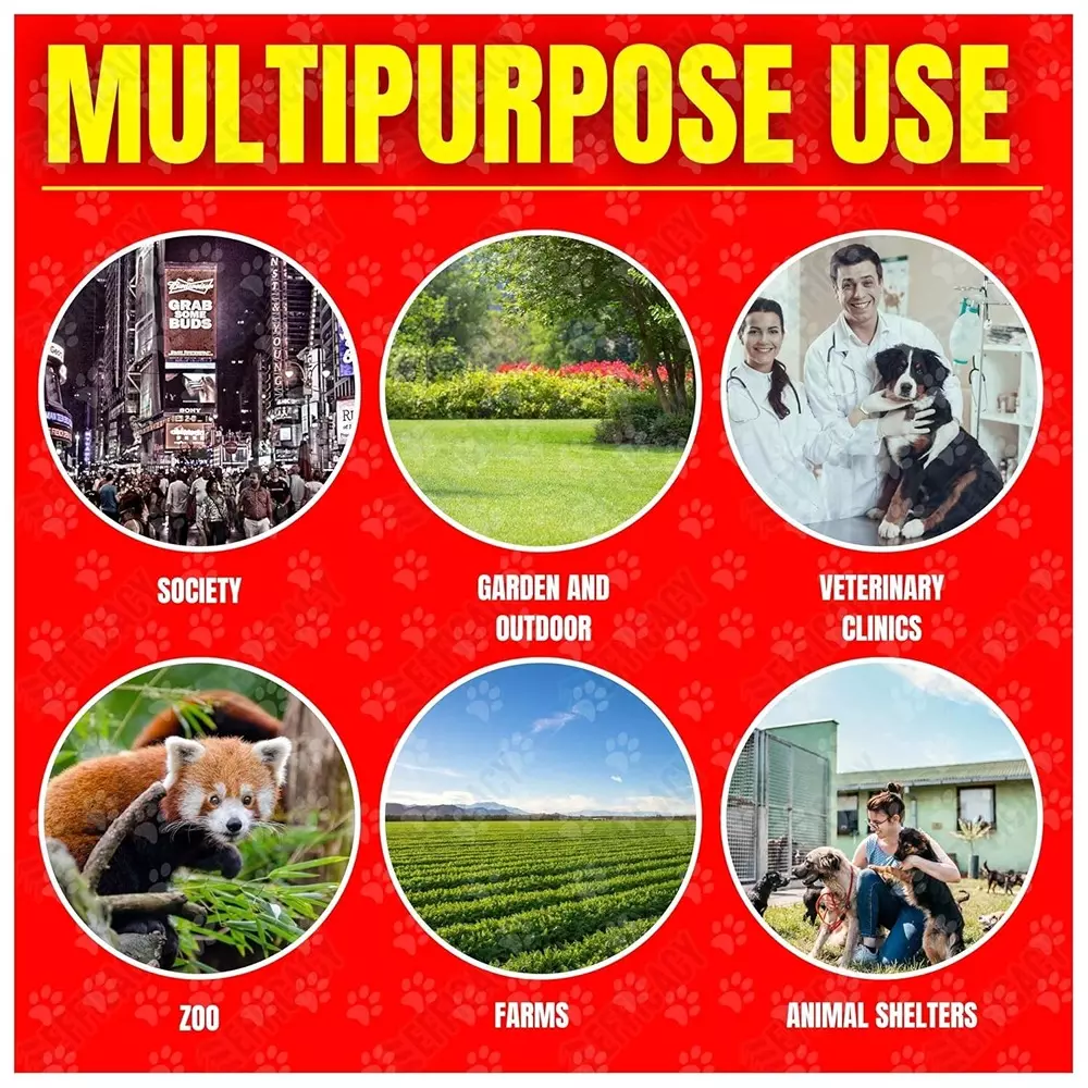 EFFICACY Animal Catcher Pole 6 mm Wire Dia. 1.5 m Automatic Lock Stainless Steel