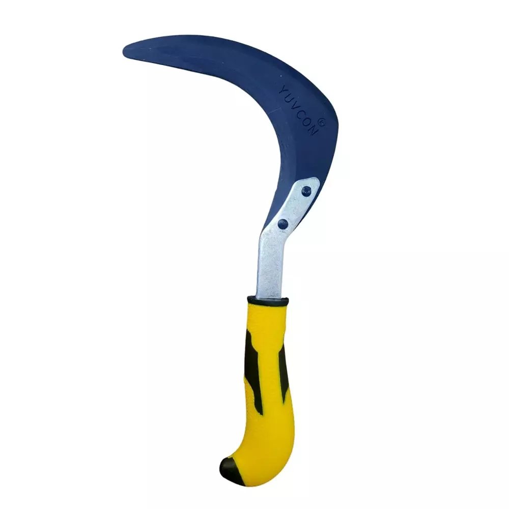 Yuvcon Curved Saw Khurpi with Fiber Handle 152.4 mm (6 inch) Blade Length for Grass and Weed Removal Gardening Tool