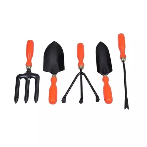 Agam Spectacular Gardening Tools ‎Plastic Handle Assorted (Set of 5)