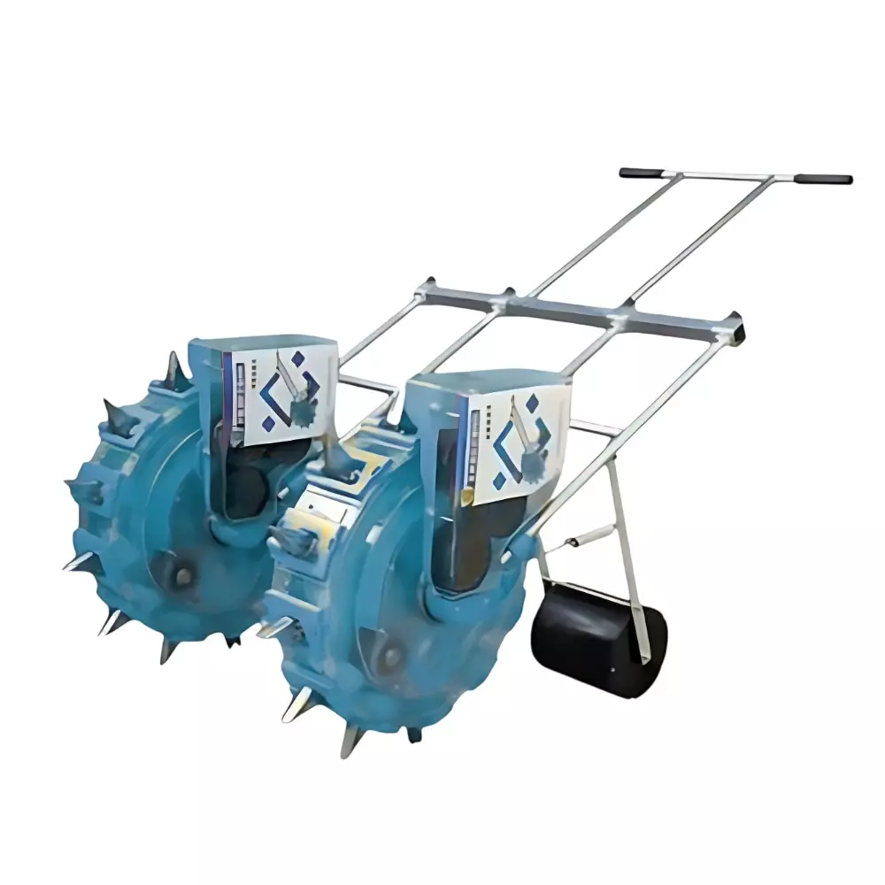 AASHNA 2 Row Handpush Seeder Adjustable from 15 to 33 cm Spacing Range, S12