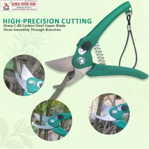 global-nature-agro-pruner-cutter-with-safety-lock-blade-hand-operated-soft-grip-for-home-farming-gardening