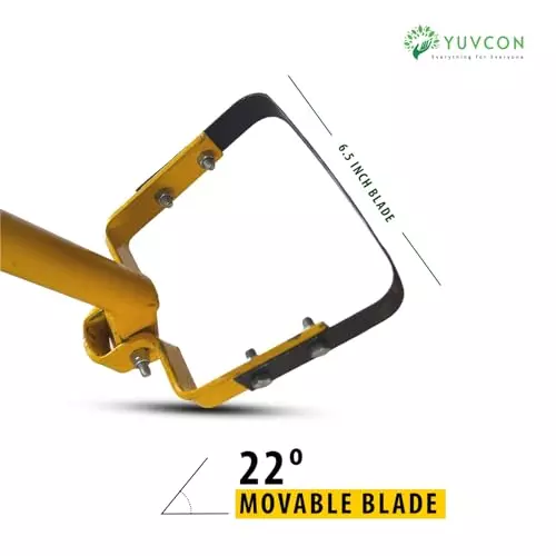 yuvismart-manual-weeder-with-1651-mm-65-inch-ms-powder-coated-blade-for-agriculture-and-gardening-use